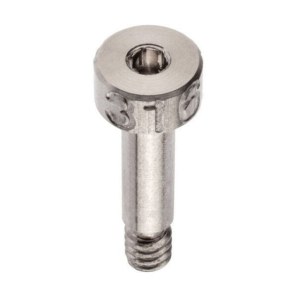 Shoulder Screw, 3A Thr Sz, 5/32 Thr Lg, 3/8 in Shoulder Lg, 316 Stainless Steel