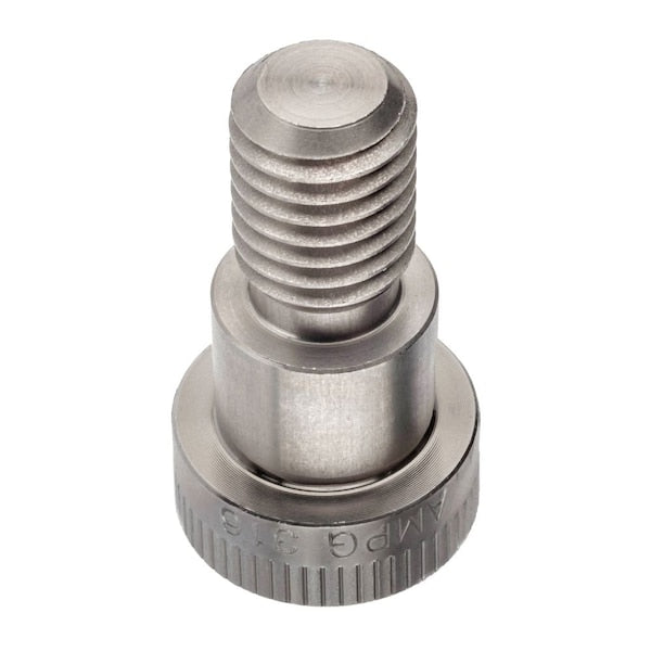 Shoulder Screw, 3A Thr Sz, 3/4 Thr Lg, 1/2 in Shoulder Lg, 316 Stainless Steel