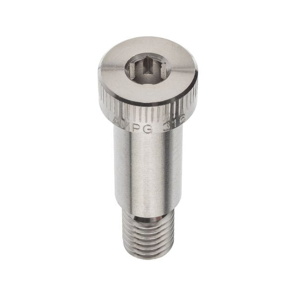 Shoulder Screw, 3A Thr Sz, 3/4 Thr Lg, 1-1/4 in Shoulder Lg, 316 Stainless Steel