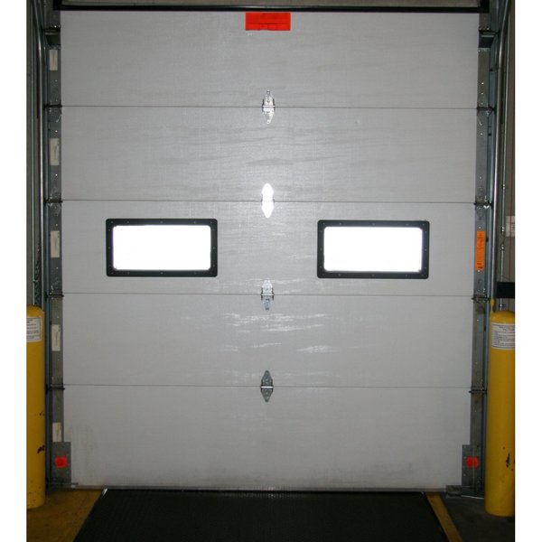 Dock Door Embossed Wht Glvnzd Stl, Painte