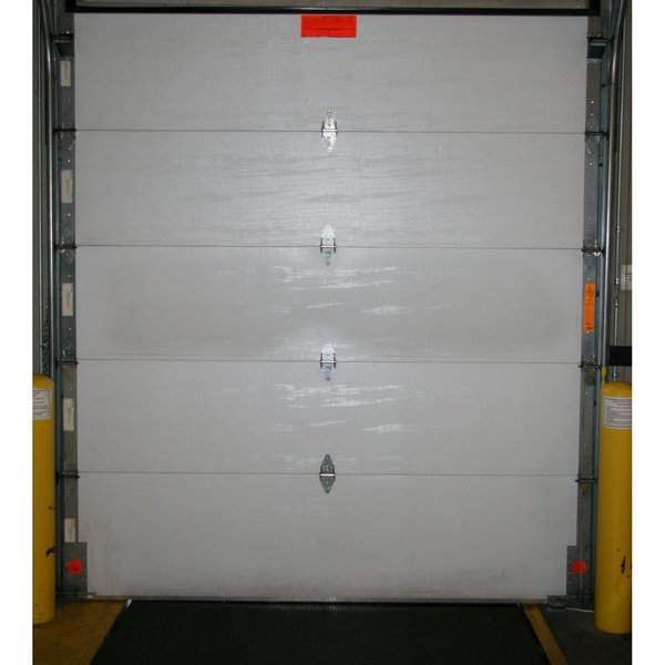 Dock Door Embossed Wht Glvnzd Stl, Painte