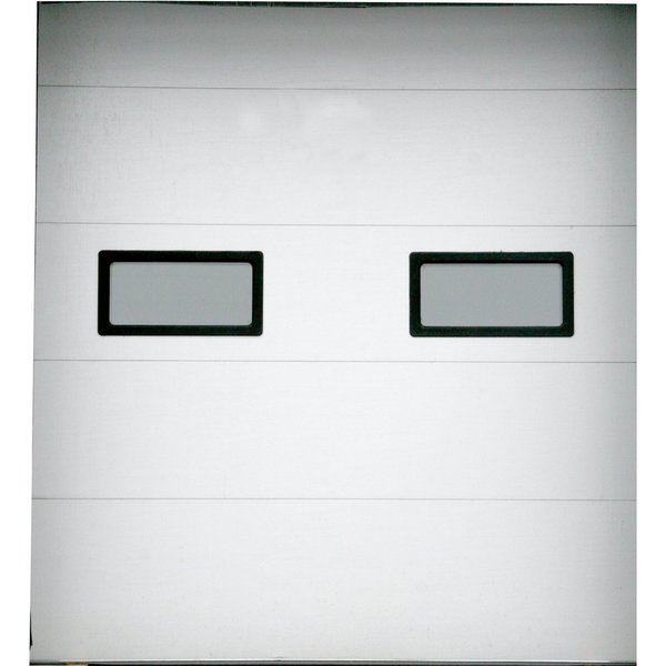 Dock Door Embossed Wht Glvnzd Stl, Painte