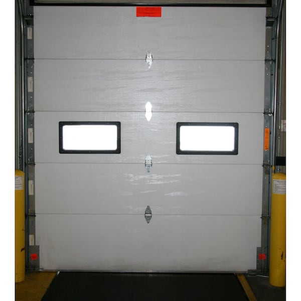 Dock Door Embossed Wht Glvnzd Stl, Painte
