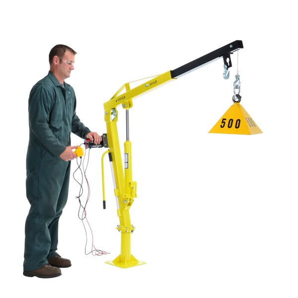 Winch Operated Truck Jib Crane, Dc