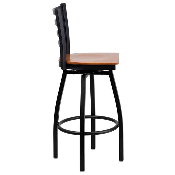 Restaurant Stool, Ladder Back, Chy Seat, Frame Material: Metal