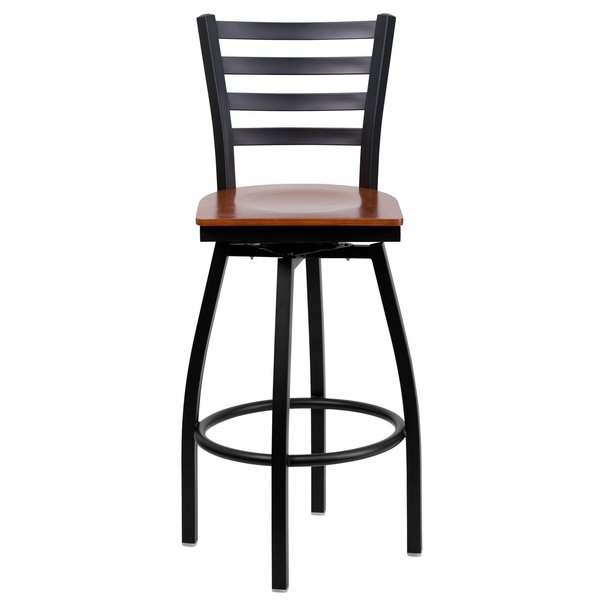 Restaurant Stool, Ladder Back, Chy Seat, Frame Material: Metal