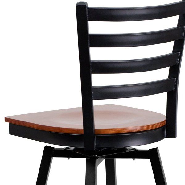 Restaurant Stool, Ladder Back, Chy Seat, Frame Material: Metal