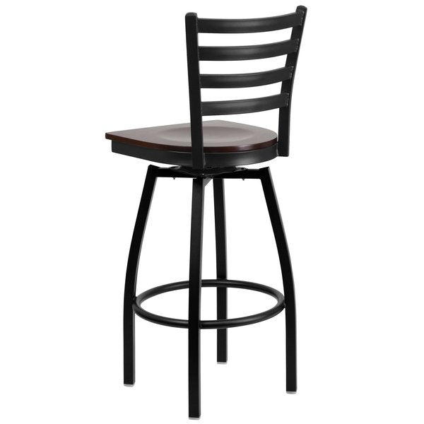 Restaurant Stool, Ladder Back, Wal Seat