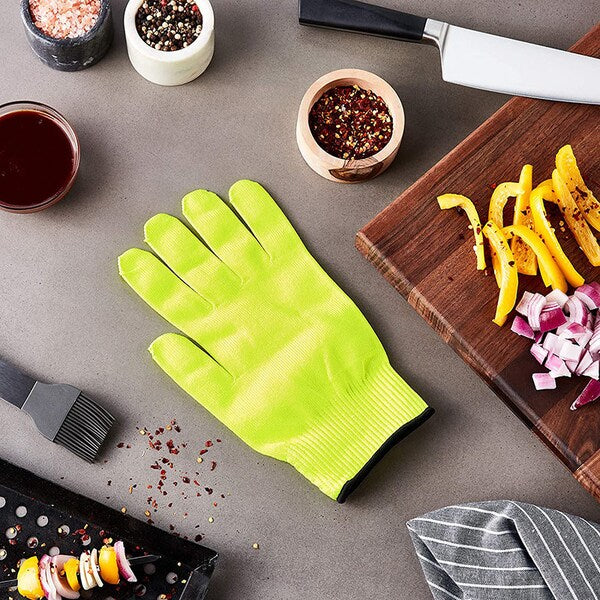 Cut Resistant Gloves, A4 Cut Level, Uncoated, S, 1 PR