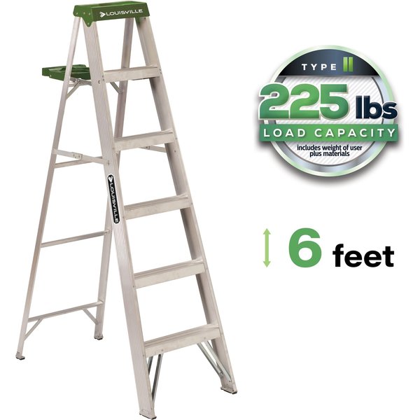 6 ft Aluminum Stepladder