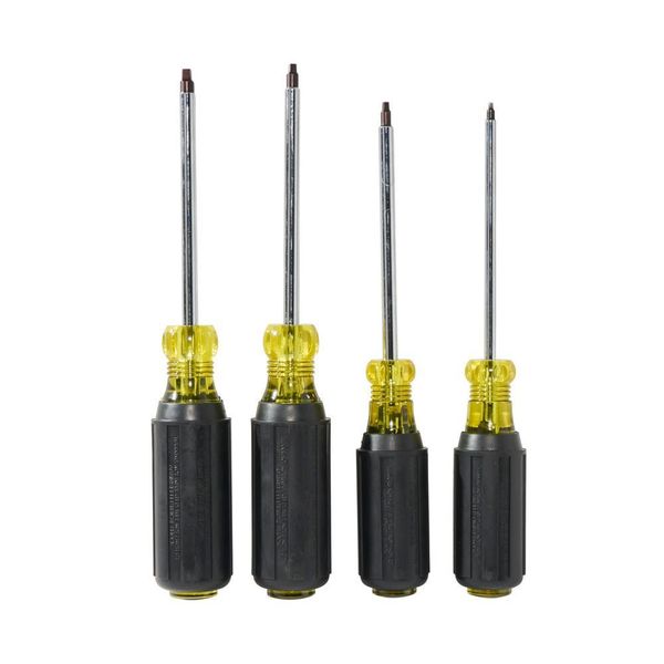 Screwdriver Set, Square Recess, 4-Piece