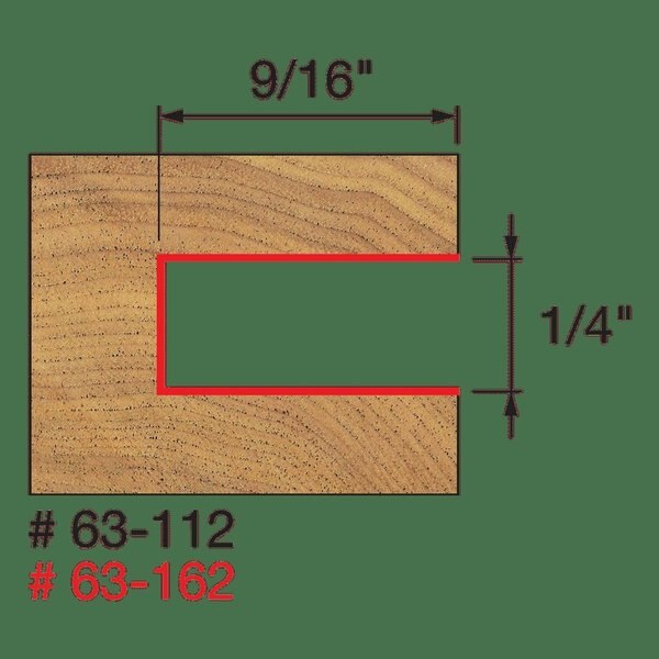 Depth Slotting Cutter Set, 9/16
