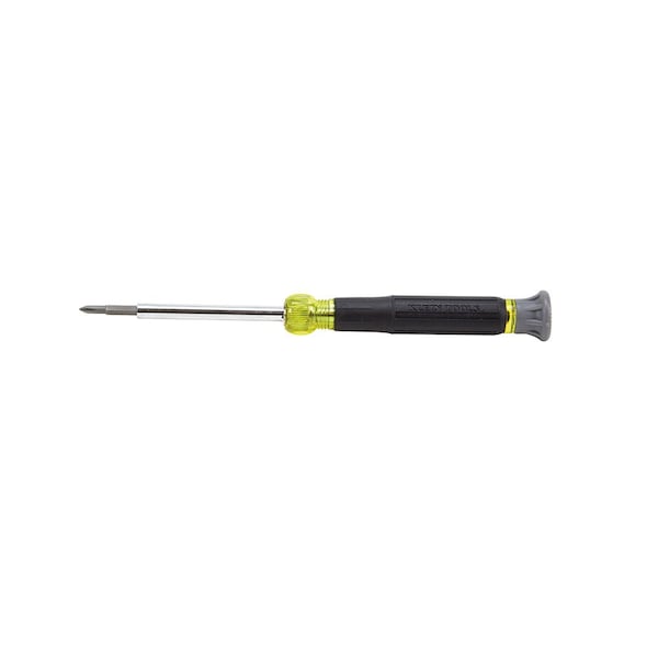 Multi-Bit Electronics Screwdriver Rotating, SAE, 4-In-1 #0, #00, 1/8 in, 3/32 in, 6 1/2 in L