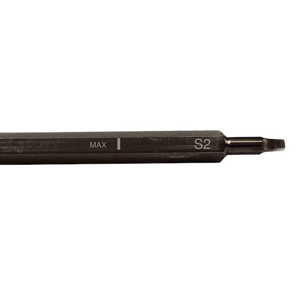 Adjustable-Length Screwdriver Blade, Square #1, #2