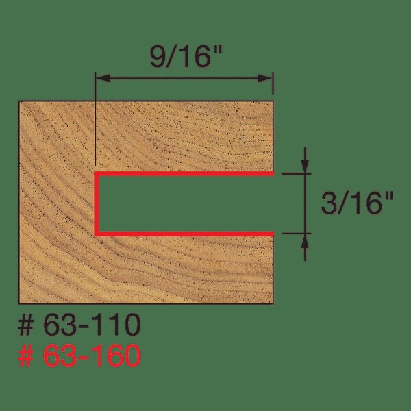 Depth Slotting Cutter Set, 9/16