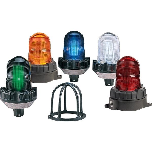 Hazardous Warning Light, LED, Red, 24VAC/DC