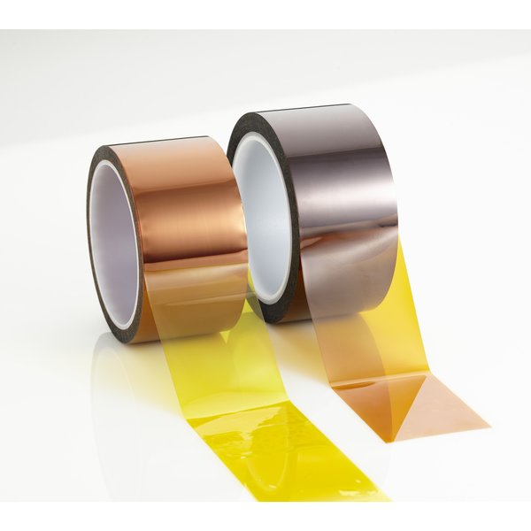 Film Tape, Polyimide, 3inW, 36 yd, 1mil, PK12