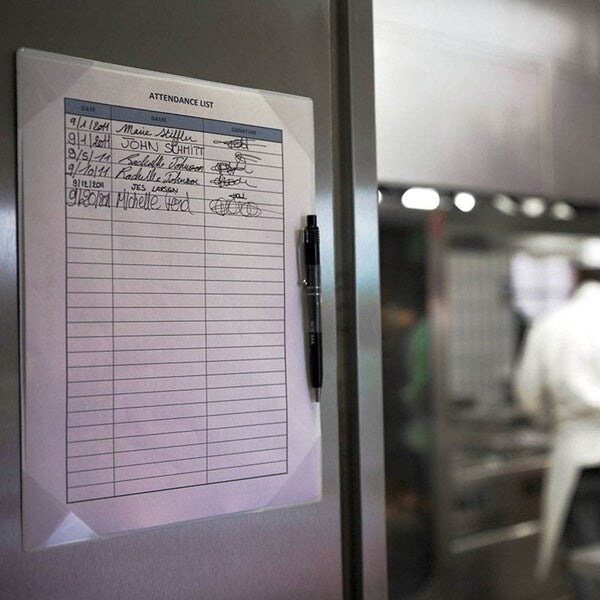 Sign Holder, Easy Write, Adhesive, PK5