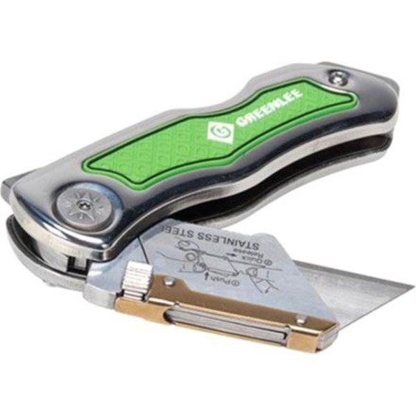 Folding Utility Knife, Folding Retractable, Utility, Stainless Steel