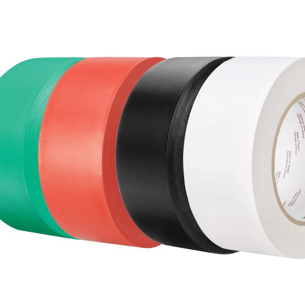 Duct Tape, 2 x 50 yd, 6.5 mil, White, Vinyl