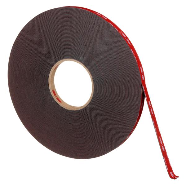 Double Sided VHB Tape, Foam, Black, PK18
