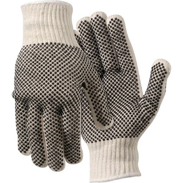 Disposable Gloves, vinyl, White, L