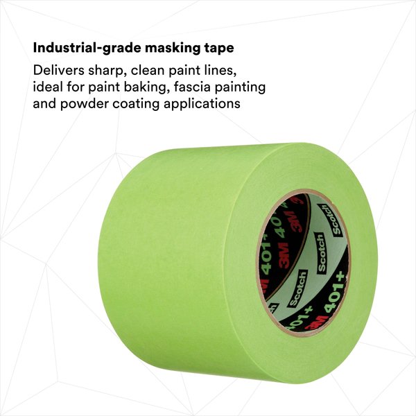 Masking Tape, Green, 3-25/32
