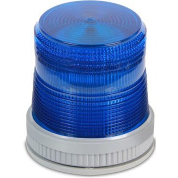 Warning Light, LED, 120VAC, Blue, 65 FPM