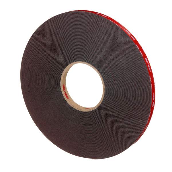 Double Sided VHB Tape, Foam, Black, PK18