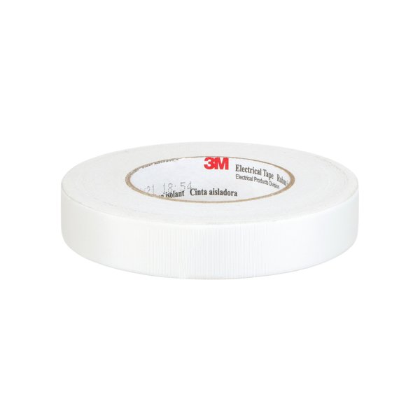 Cloth Tape, 1 In x 60 yd, 7 mil, White, PK36