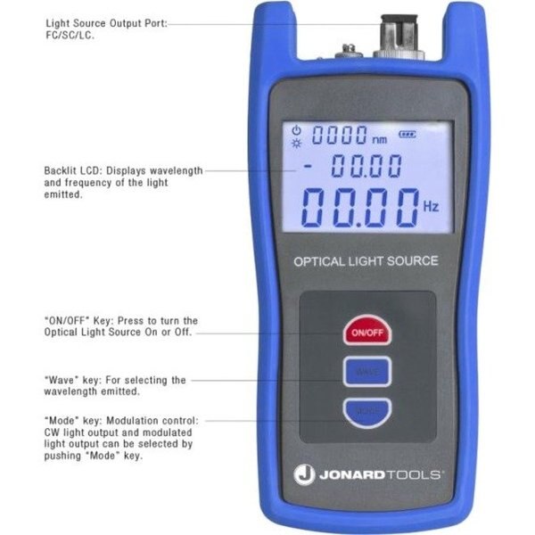 Optical Light Source, FC/LC/SC Adapter