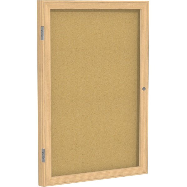 Enclosed Cork Bulletin Board 36x24