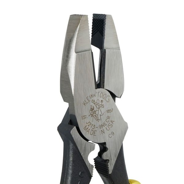 9 1/2 in Journeyman(TM) Linemans Plier High Leverage w/ Wire Crimper, Steel