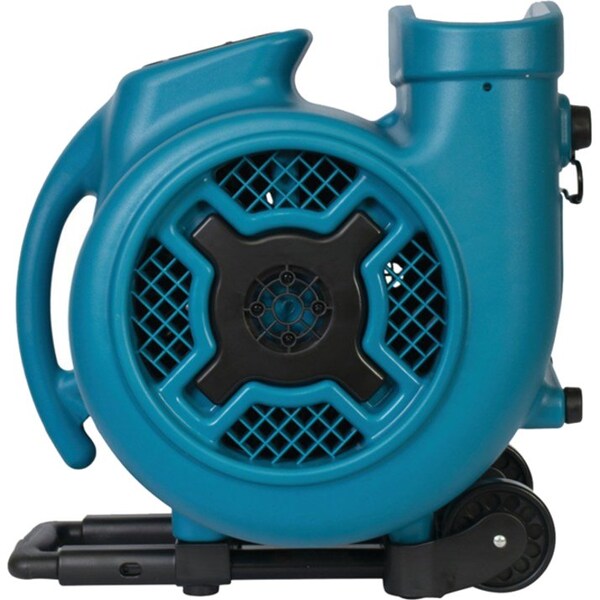 1 HP, 3600 CFM, 8.5 Amps, 4 Positions, 3 Speeds Air Mover with Telescopic Handle and Wheels