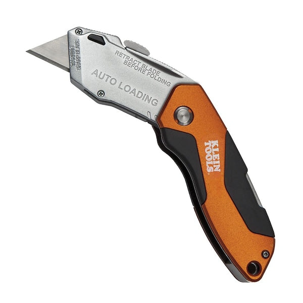 Folding Utility Knife, Retractable, Utility, General Purpose, Rubber
