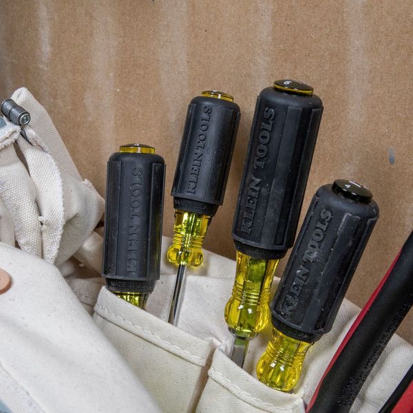 Screwdriver Set, Slotted and Phillips, 4-Piece