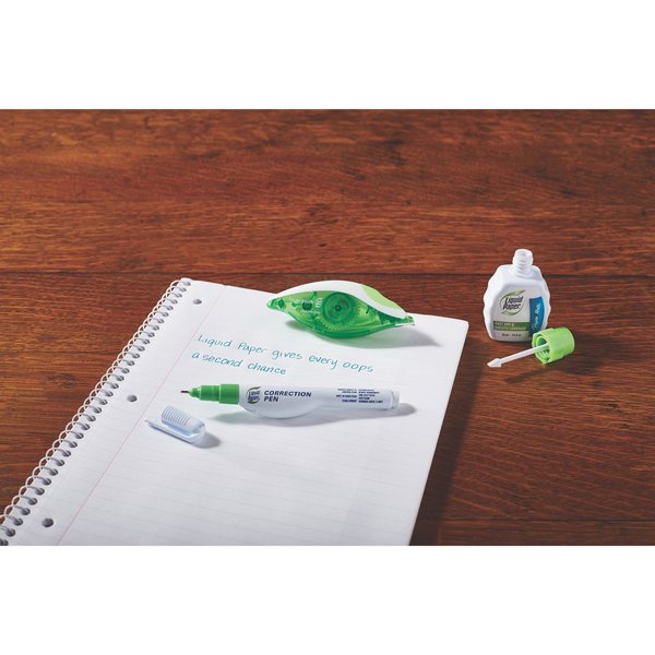 Correction Tape, 1/5W, White, PK2