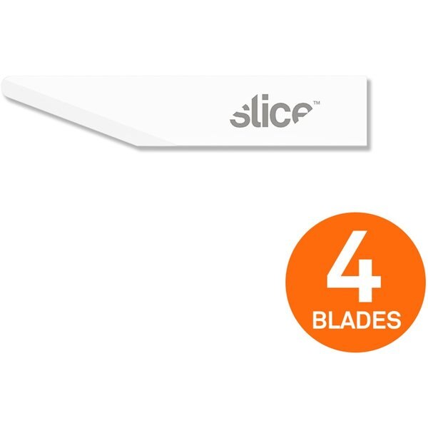 Craft Knife Blade, Ceramic, 1.25 in L, PK4