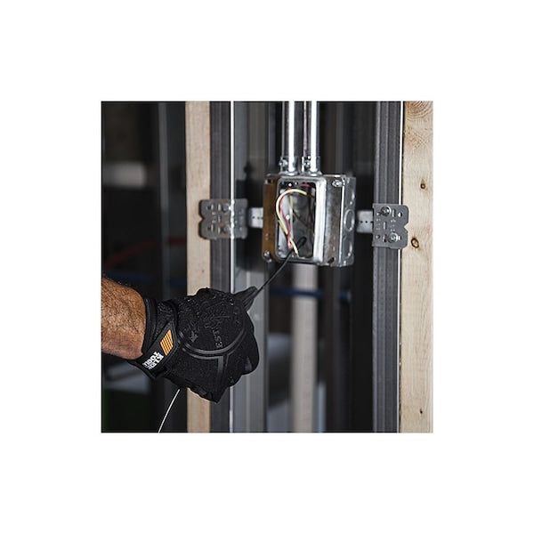 Mechanics Gloves, M, Black, Reinforced Padded, Fabric