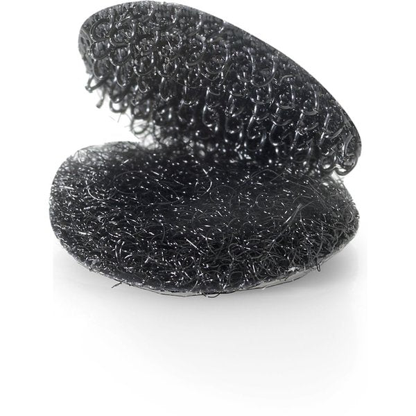 Reclosable Fastener, Disc, Rubber Adhesive, 5/8 in, Black, 15 PK