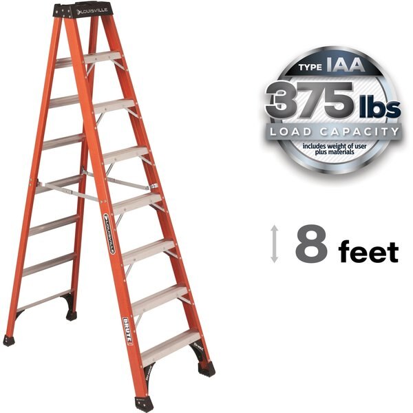 8 ft Fiberglass Stepladder