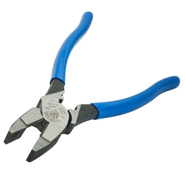 9 3/8 in 2000(TM) Linemans Plier High Leverage w/ Wire Crimper, Steel