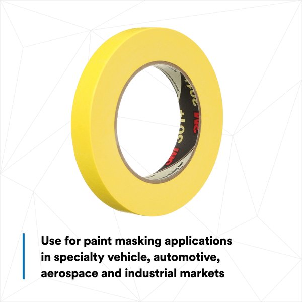 Masking Tape, Yellow, 45/64