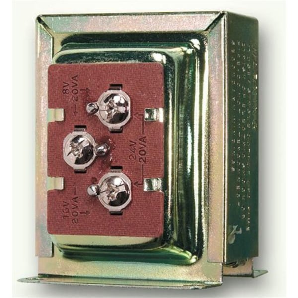 Tri-volt 8, 16, 24 Volt 20 VA Transformer