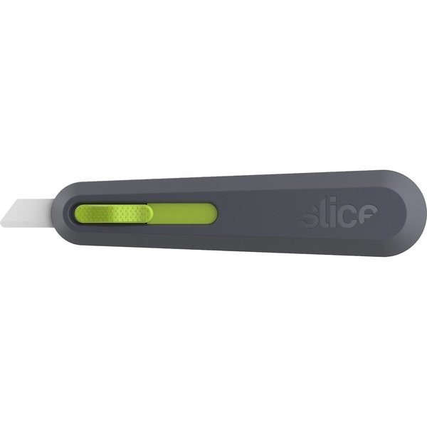 Self-Retracting Blade Utility Knife, Green
