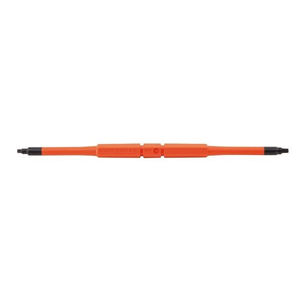 Flip-Blade Insulated Screwdriver, 2-in-1, Square Bit #1 and #2