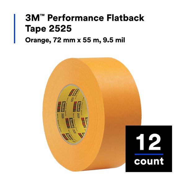 Masking Tape, 60 yd. L, PK12