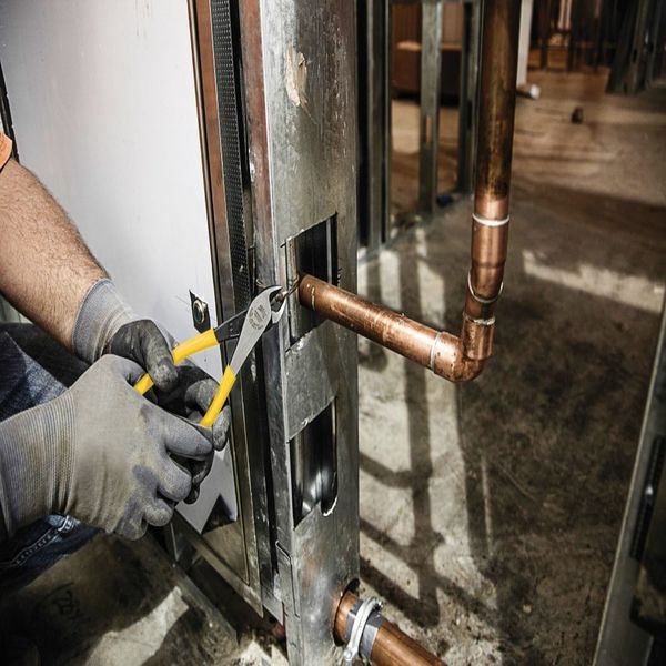 Diagonal Cutting Pliers, Angled Head, 9-Inch