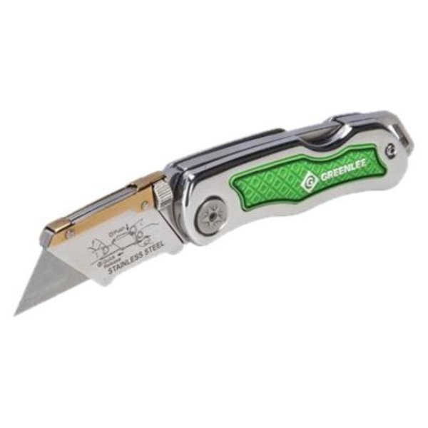 Folding Utility Knife, Folding Retractable, Utility, Stainless Steel