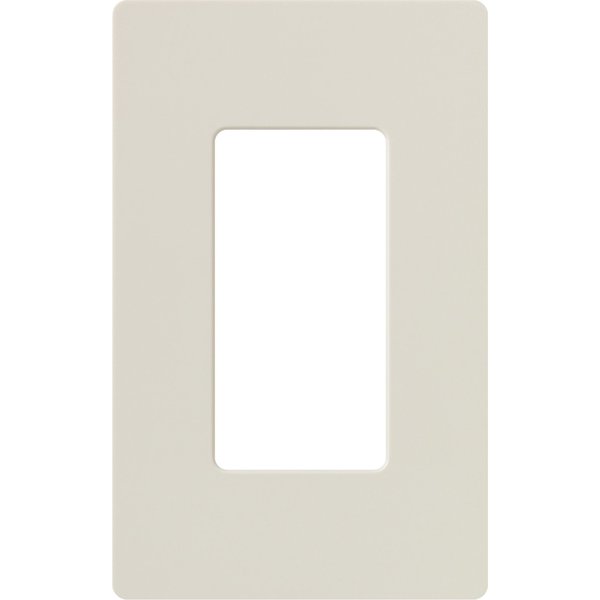 Designer Wall Plates, Number of Gangs: 1 Gloss Finish, Light Almond